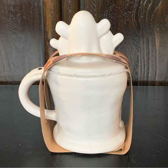 Spooky Season Ghosts on Tombstone 16oz Topper Mug - Picture 7 of 8